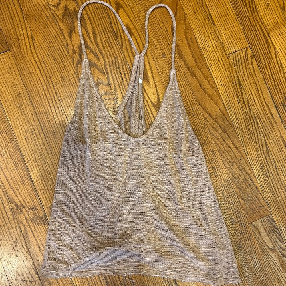 AE brown/gold/beige tank top